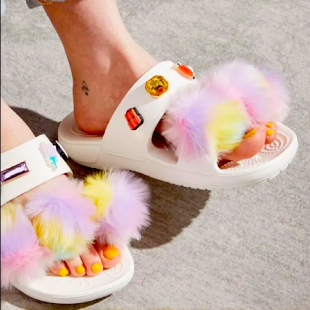 Crocs fur sure sandal